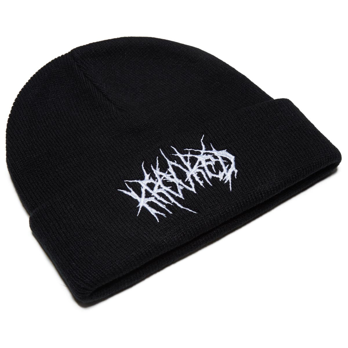 Krooked Necro Skript Beanie - Black/White image 2