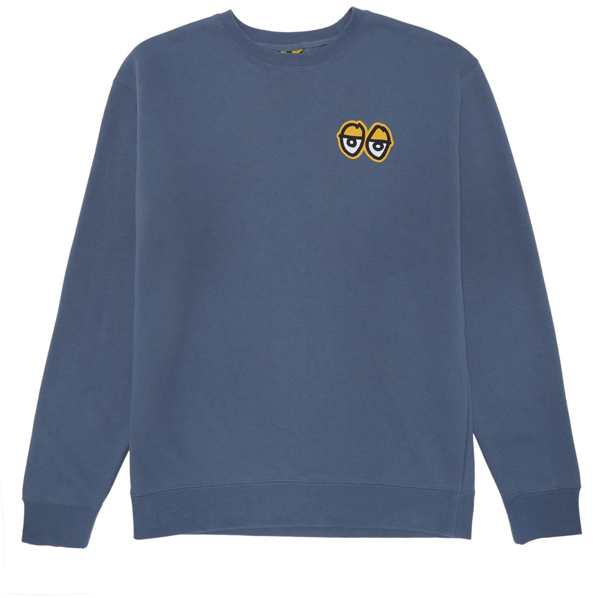 Krooked Strait Eyes Sweatshirt - Storm Blue/Gold/Black/White image 1