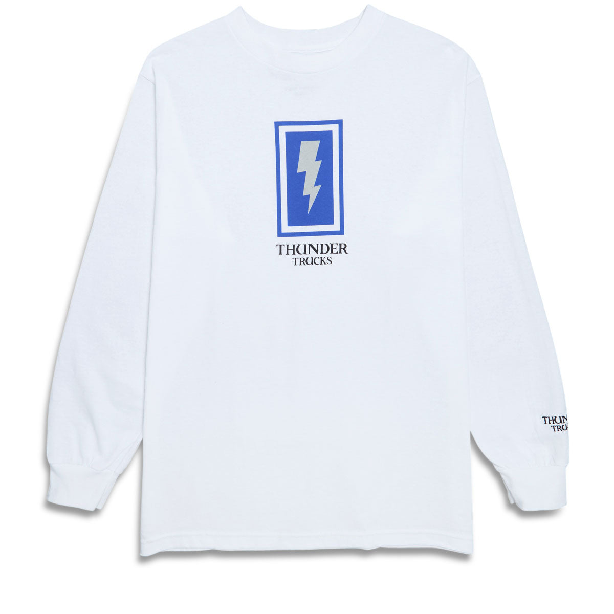 Thunder Boxed Bolt Long Sleeve T-Shirt - White/Blue/Grey/Black/Black image 1