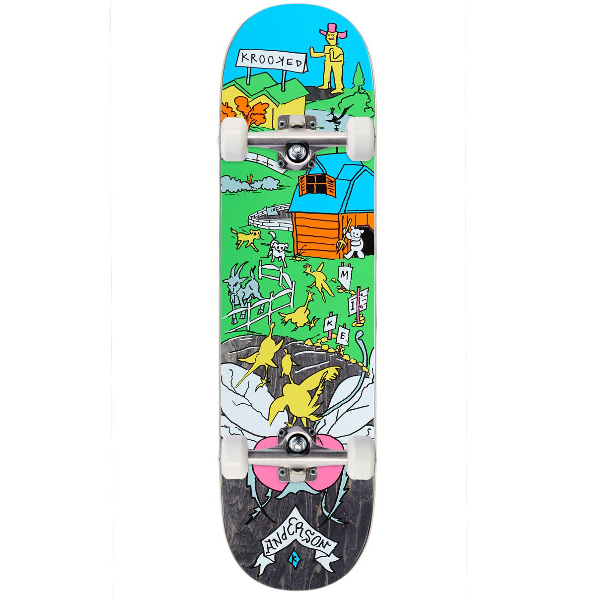 Krooked Manderson The Yard Skateboard Complete - 8.38