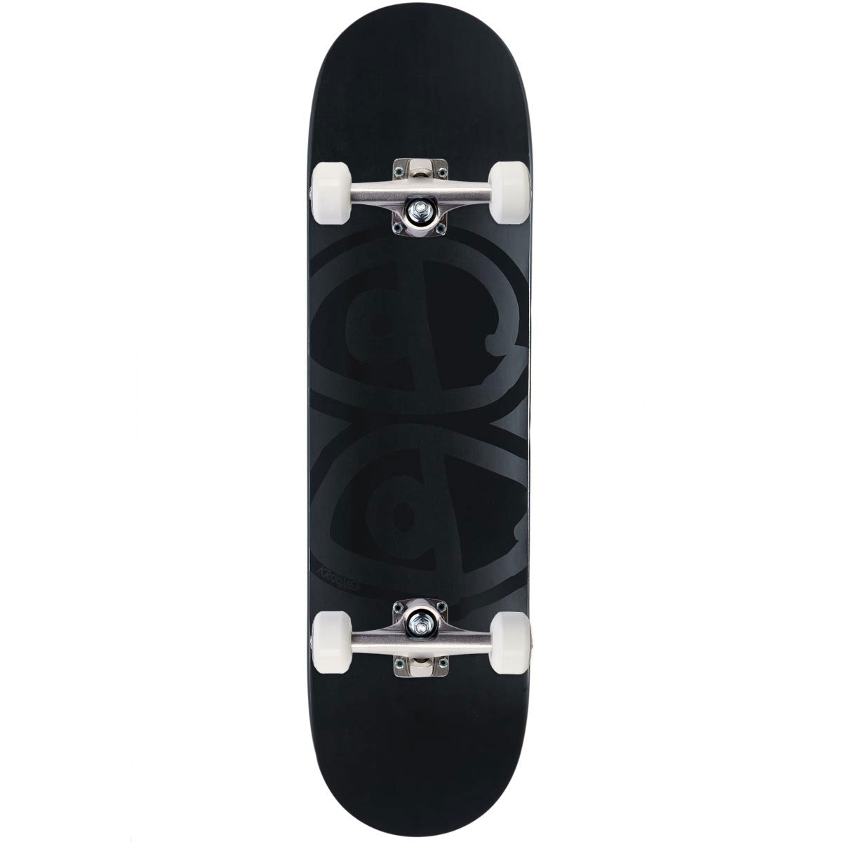 Krooked Eyes Skateboard Complete - Black - 8.50