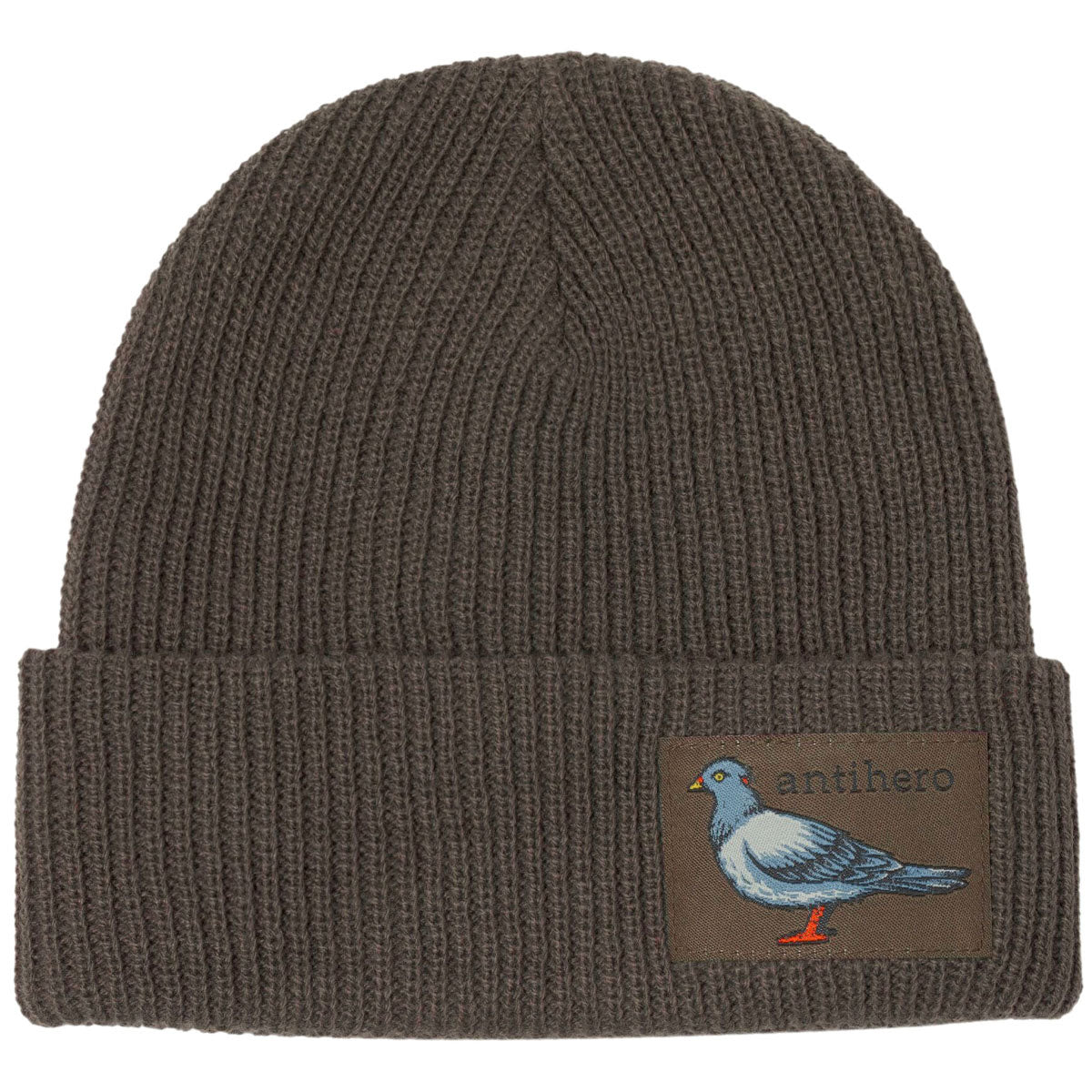 Anti-Hero Lil Pigeon Label Beanie - Brown/Gold image 1