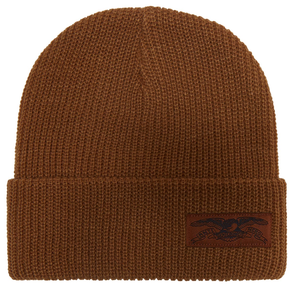 Anti-Hero Stock Eagle Label Beanie - Light Brown/Black image 1