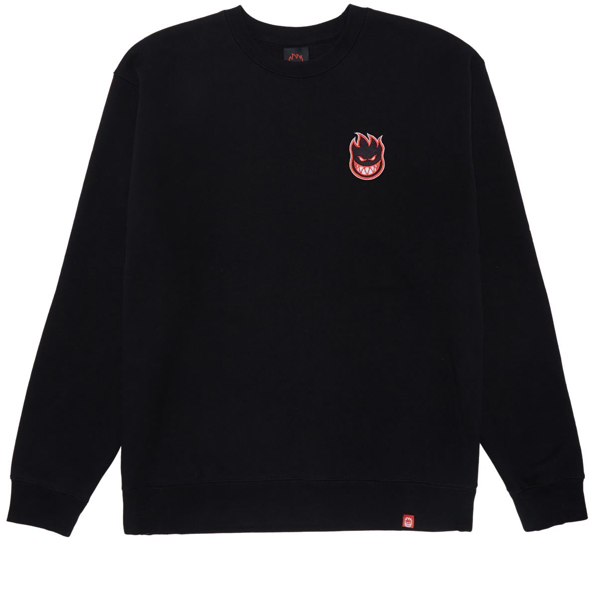 Spitfire Lil Bighead Fill Sweatshirt - Black/Black/Red/White image 1