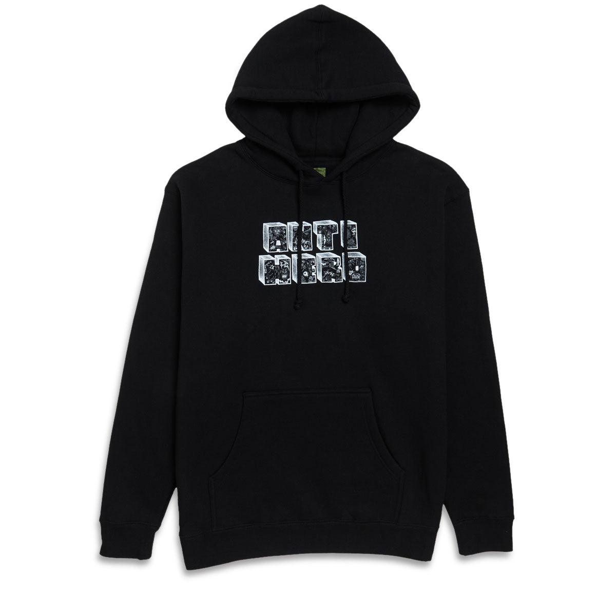 Anti-Hero Stacked Hoodie - Black/White image 1