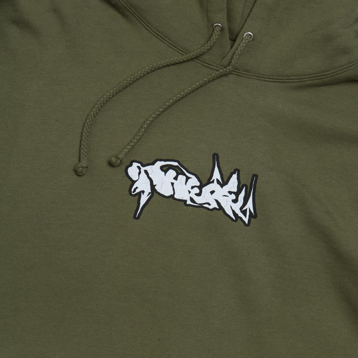 There Parasite Hoodie - Army/Black/White image 2