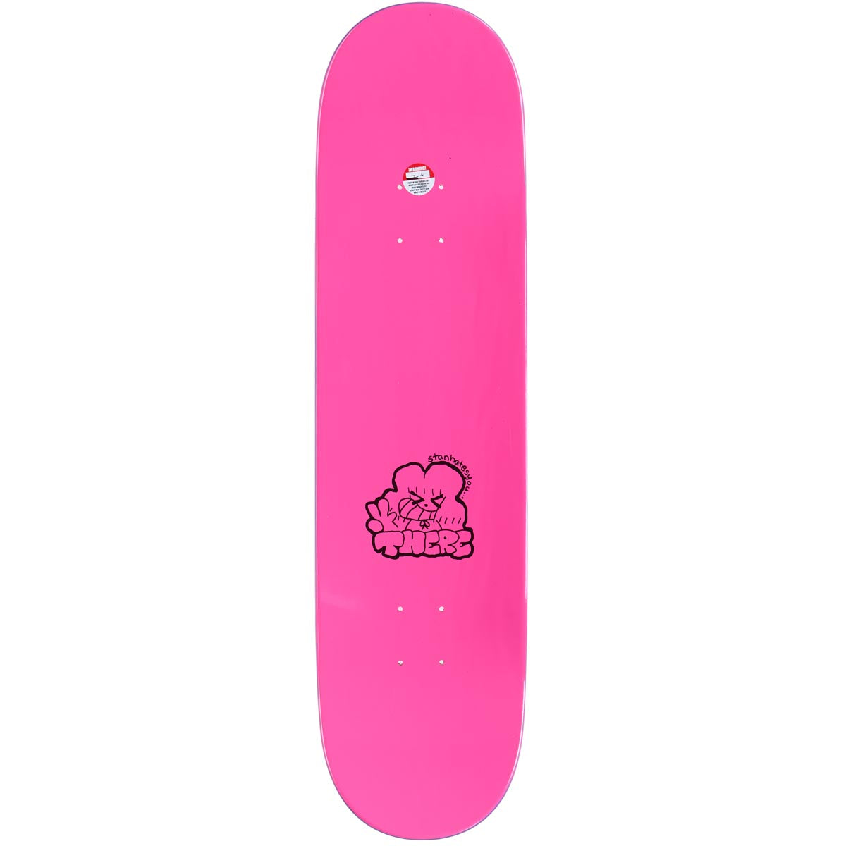 There Kien Day End Full Skateboard Deck - Pink - 8.25