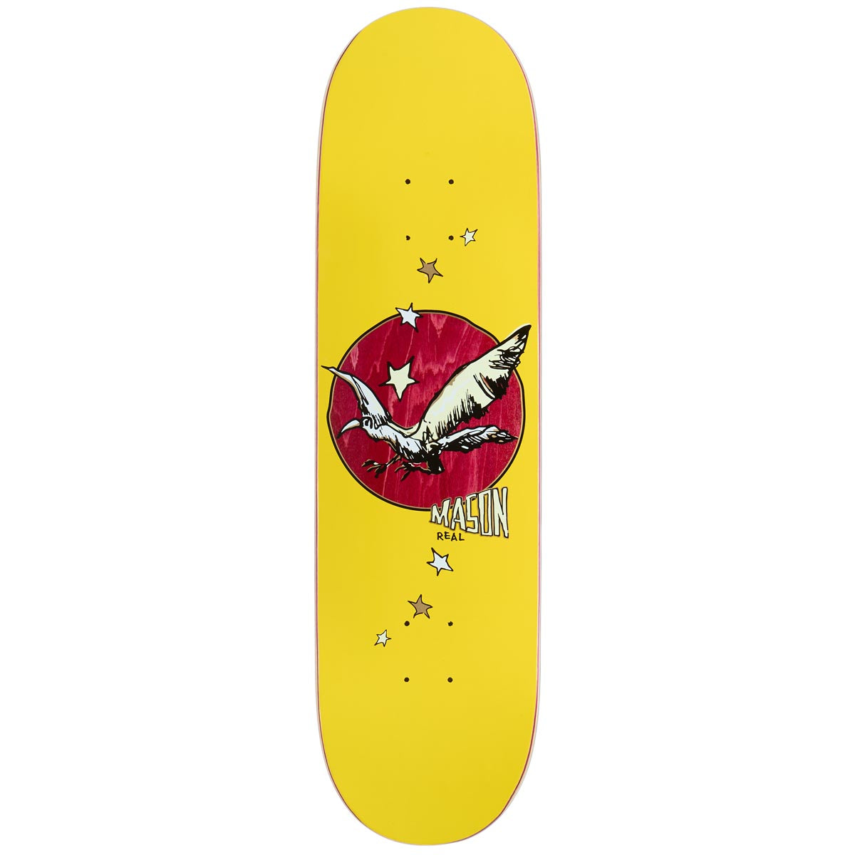 Real Mason Gonz Art Redux Skateboard Deck - Yellow - 8.50