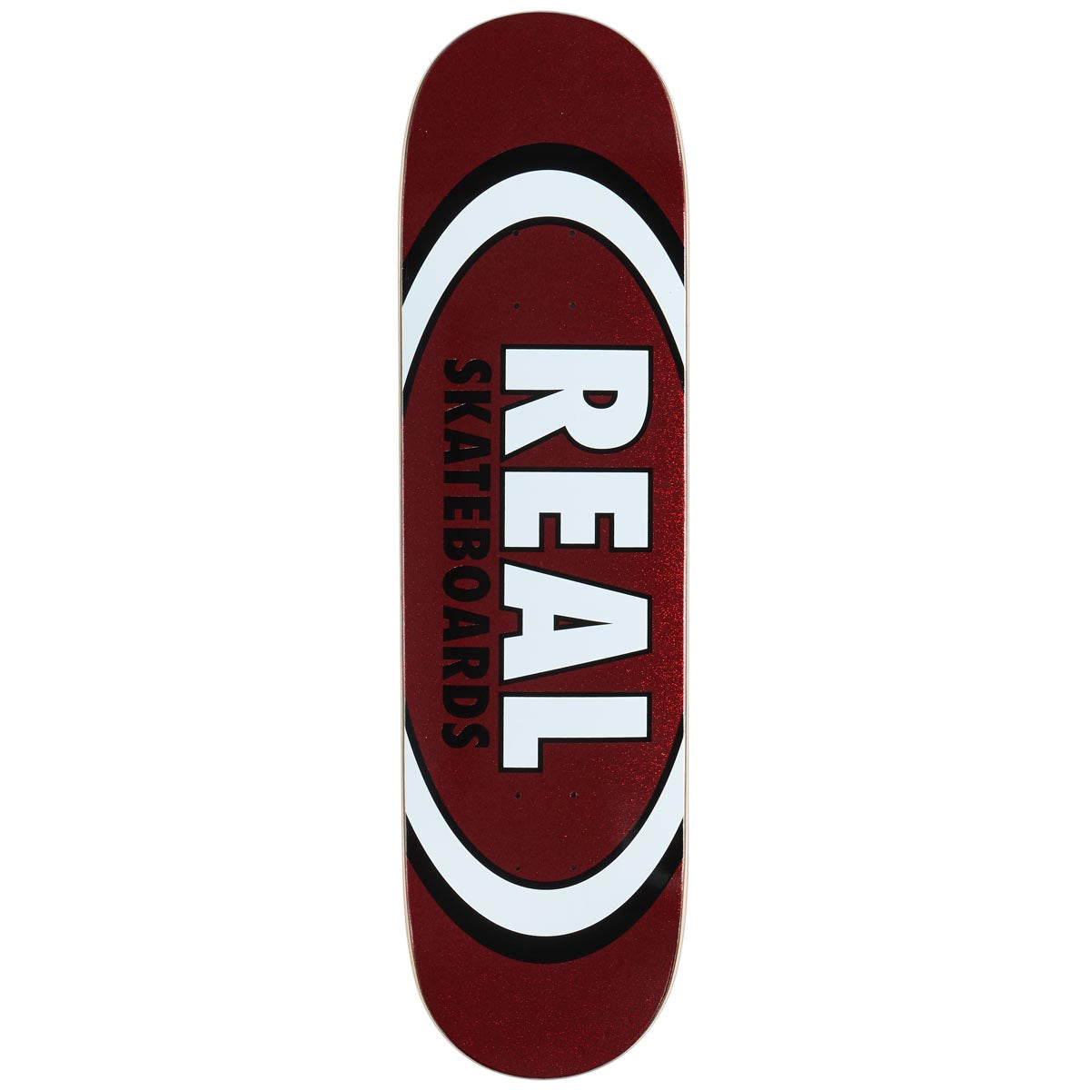 Real Easy Rider Oval Skateboard Deck - Red Fire - 8.50