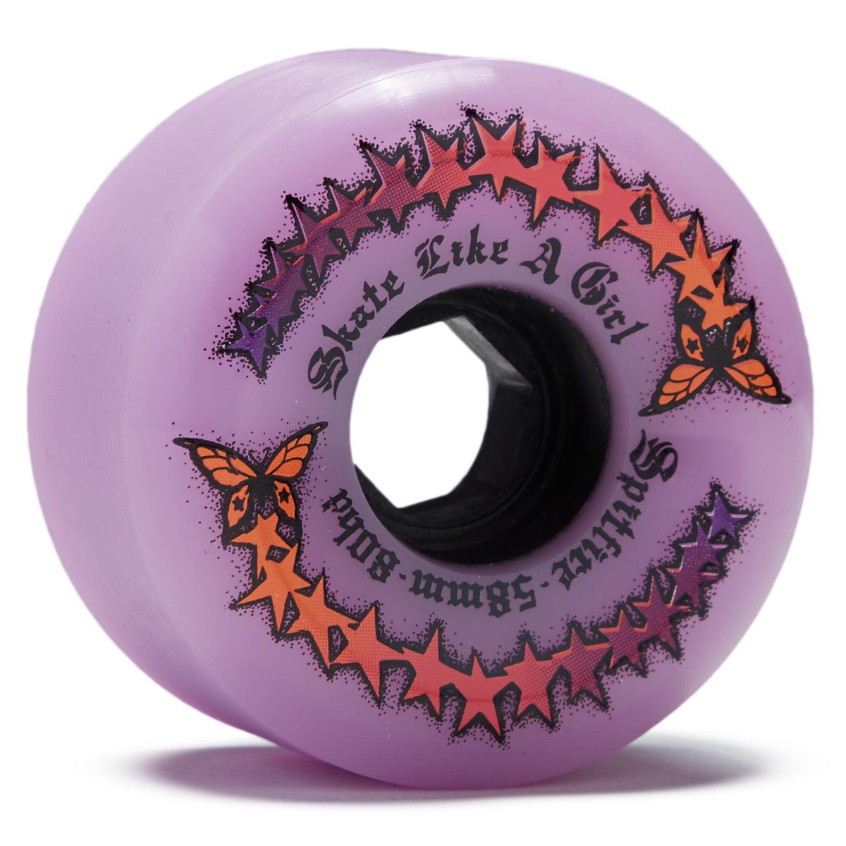 Spifire 80hd Skate Like A Girl Evolution Conical Full Skateboard Wheels - Lavender - 58mm image 1