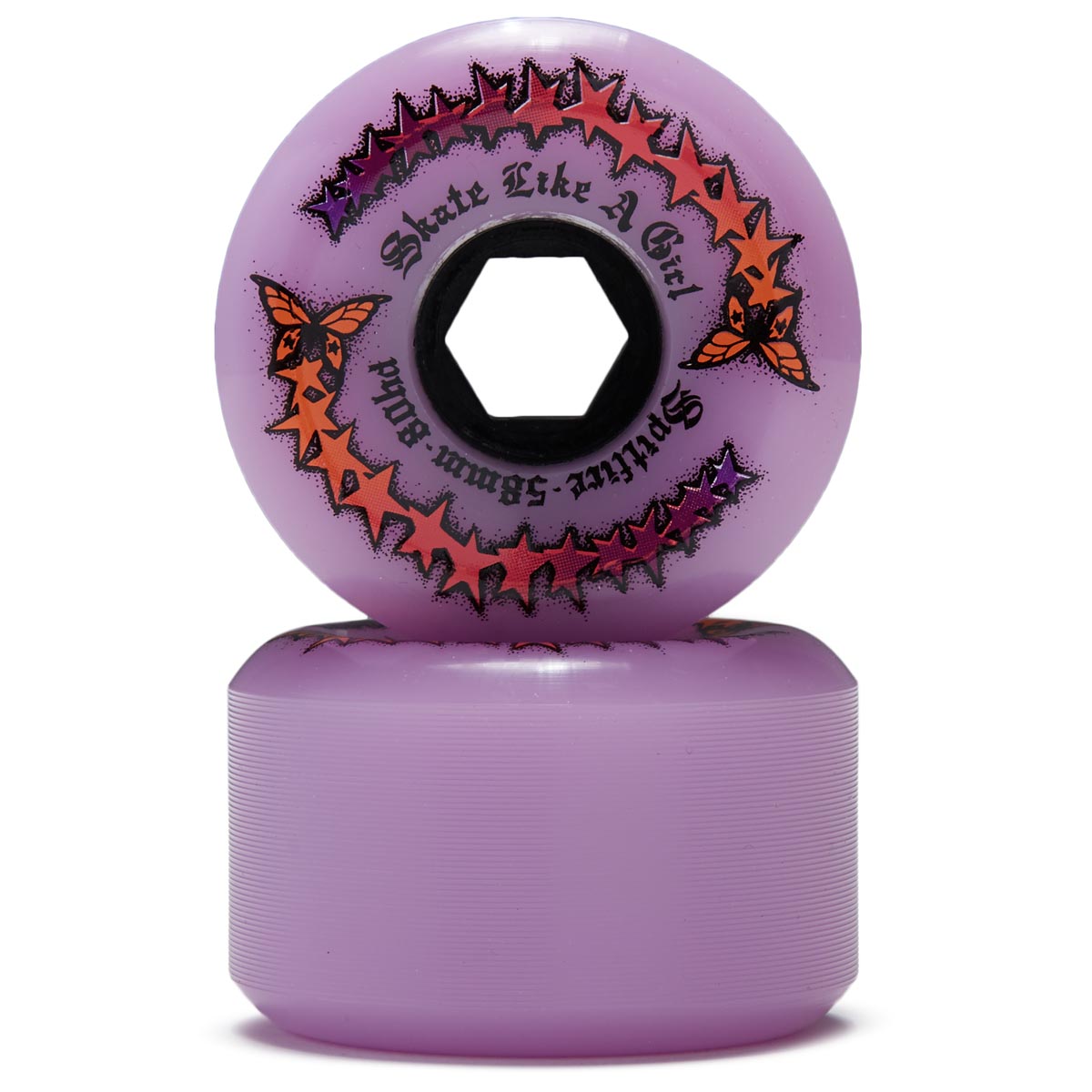 Spifire 80hd Skate Like A Girl Evolution Conical Full Skateboard Wheels - Lavender - 58mm image 2