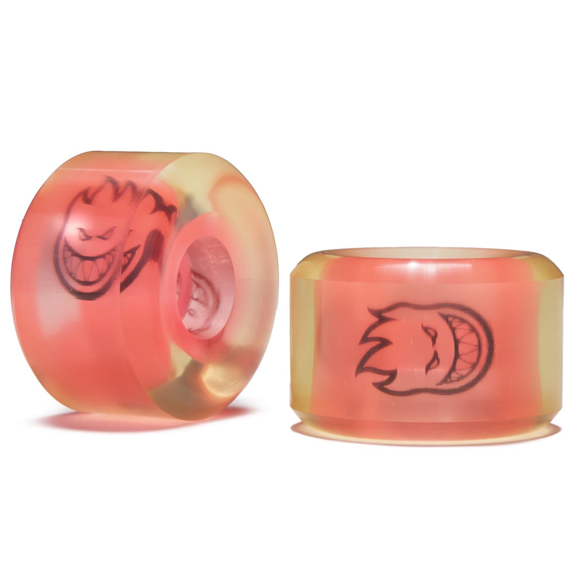 Spitfire 90d Sapphires Skateboard Wheels - Clear/Neon Pink - 60mm image 3