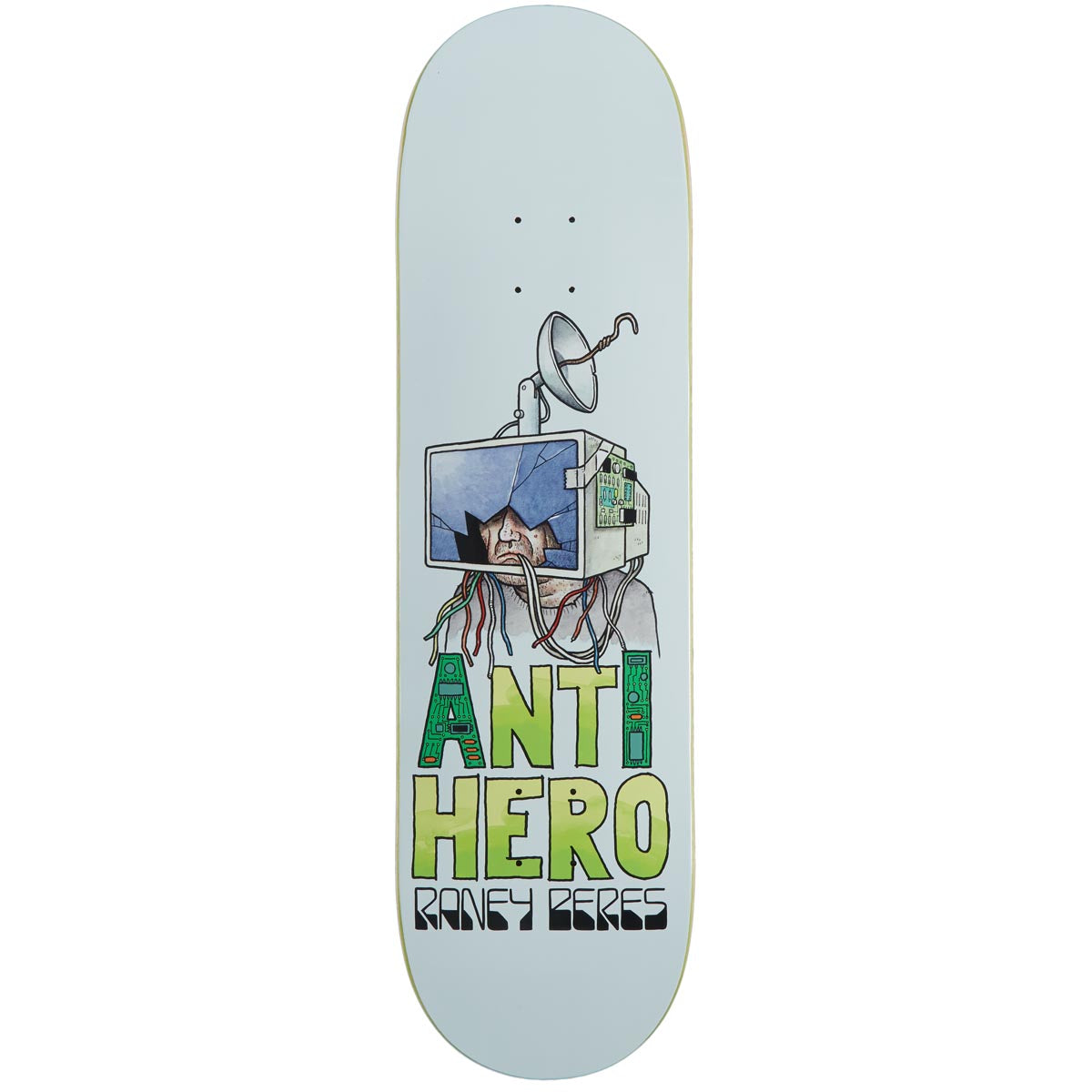 Anti-Hero Beres Anti Intelligence Skateboard Deck - Blue - 9.00