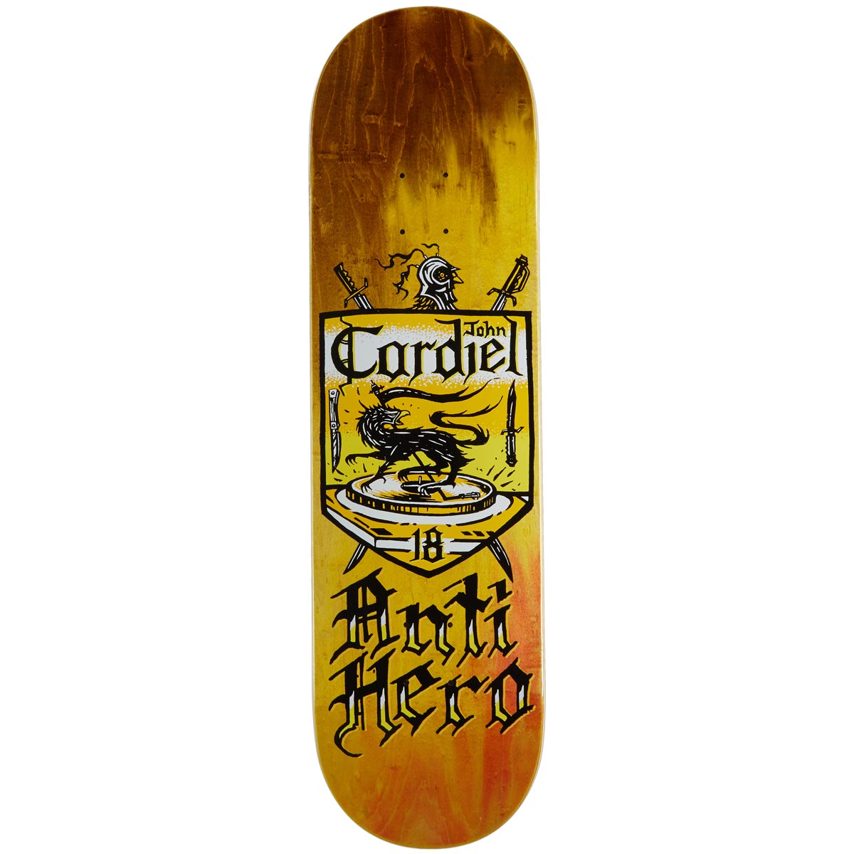 Anti-Hero Cardiel Coat Of Arms  Skateboard Deck - 8.62