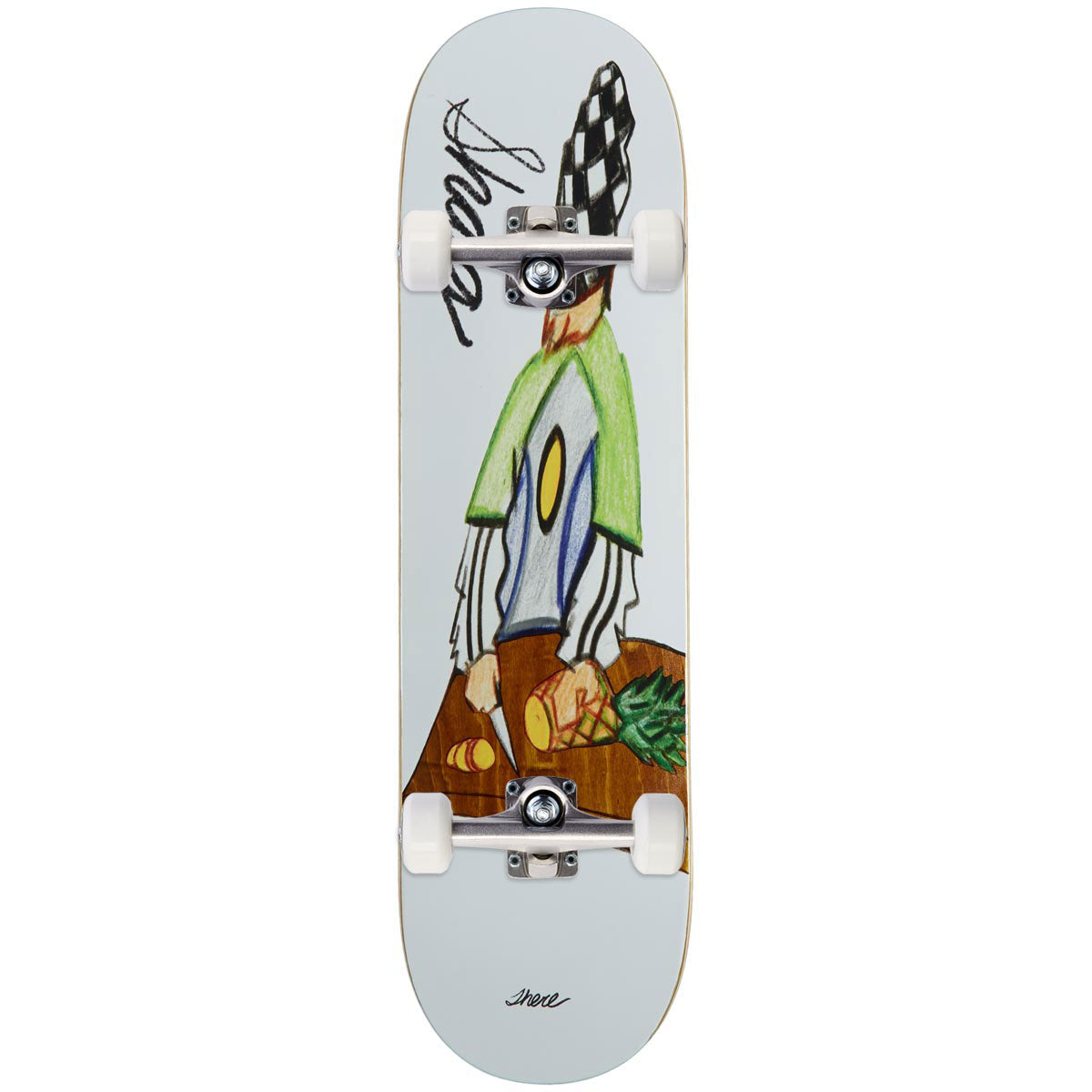 There Shag Pineapple Shaggu Tf Skateboard Complete - White - 8.25