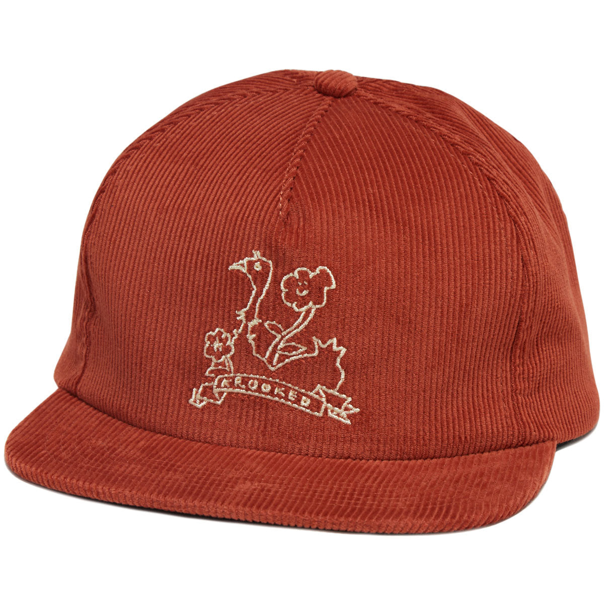 Krooked Belle Hat - Rust/Cream image 1