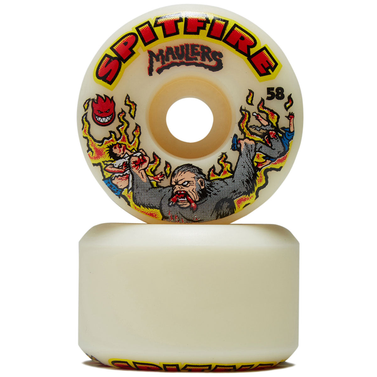 Spitfire F4 99d Maulers Skateboard Wheels - Natural - 58mm image 2