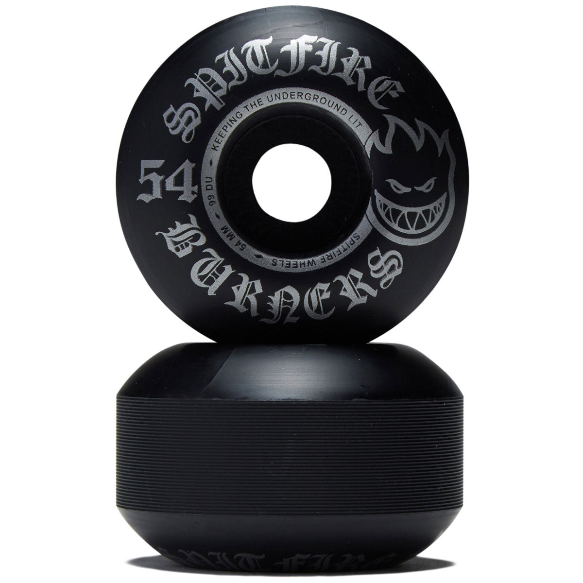 Spitfire Burner 99du Black Skateboard Wheels - Black - 54mm image 2