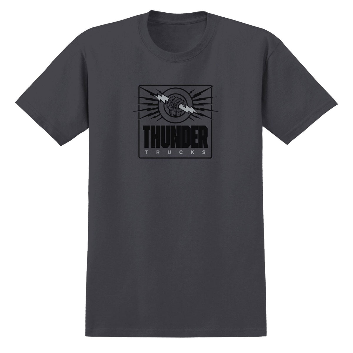 Thunder Live Wire T-Shirt - Charcoal/Black/Grey Print image 1