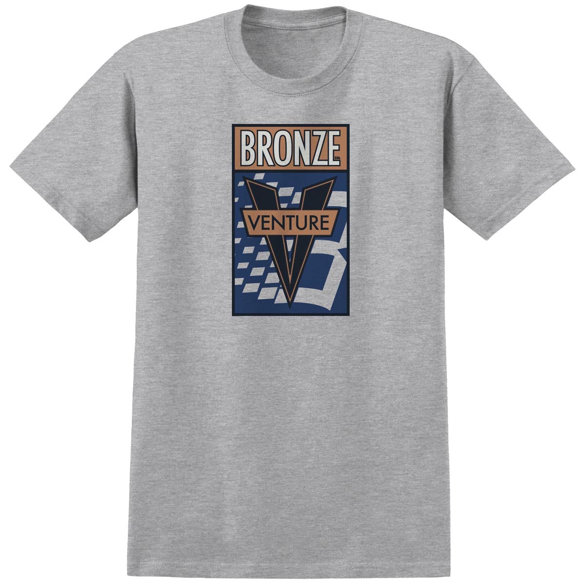 Venture x Bronze Awake T-Shirt - Heather Grey image 1