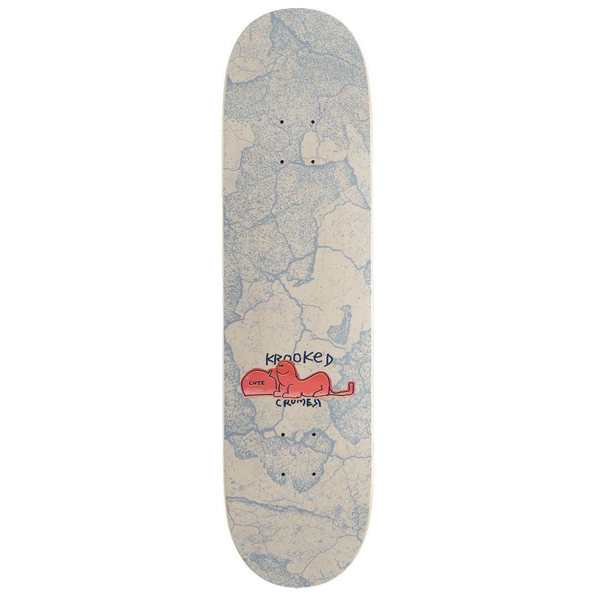 Krooked Cromer Cute Cat Skateboard Deck - 8.06