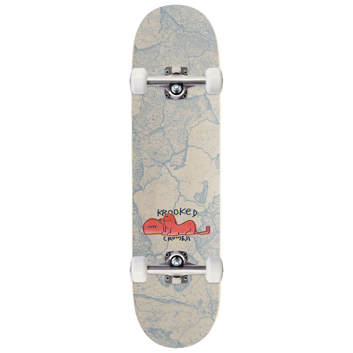 Krooked Cromer Cute Cat Skateboard Complete - 8.06