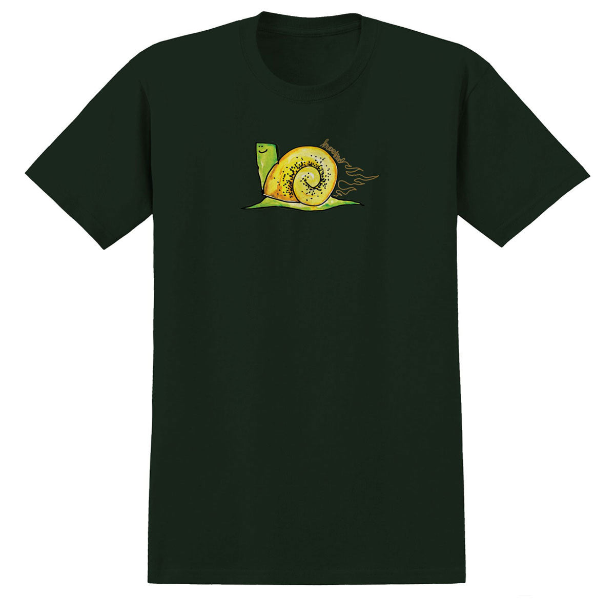 Krooked Flame Snail T-Shirt - Forest image 1