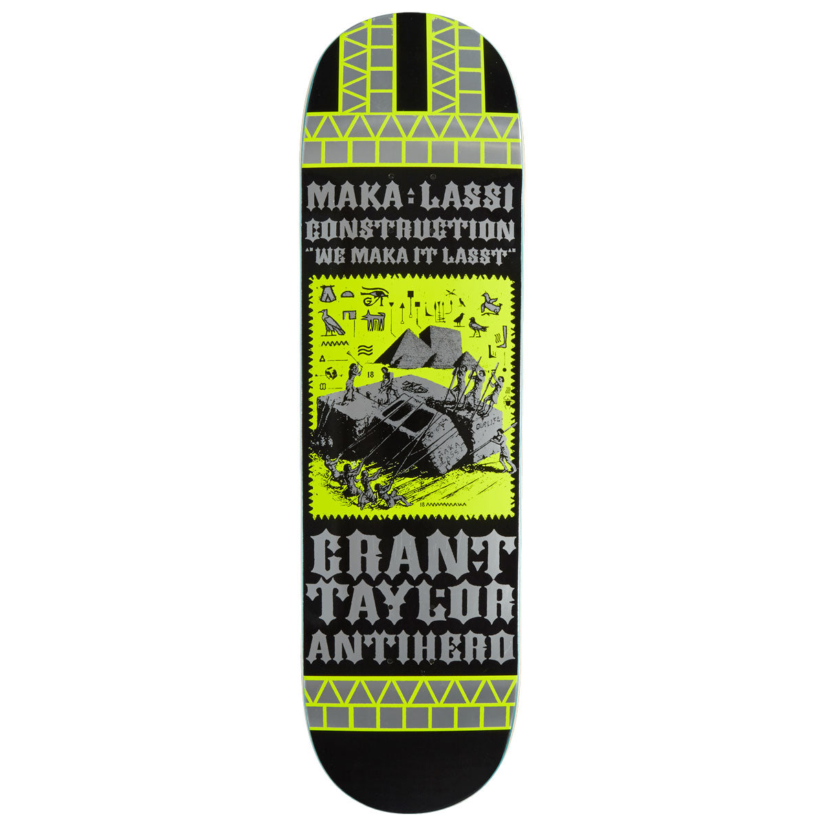 Anti-Hero Grant Makalassi Construction Renovated Skateboard Deck - 8.75