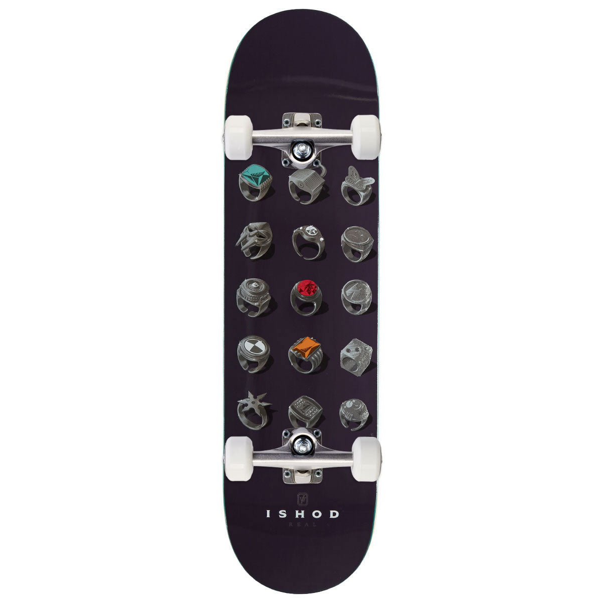 Real Ishod Jeweler Twin Tail Skateboard Complete - 8.25