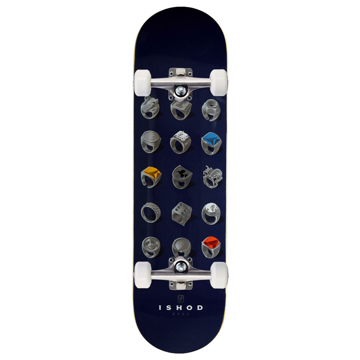 Real Ishod Jeweler Twin Tail Skateboard Complete - 8.50