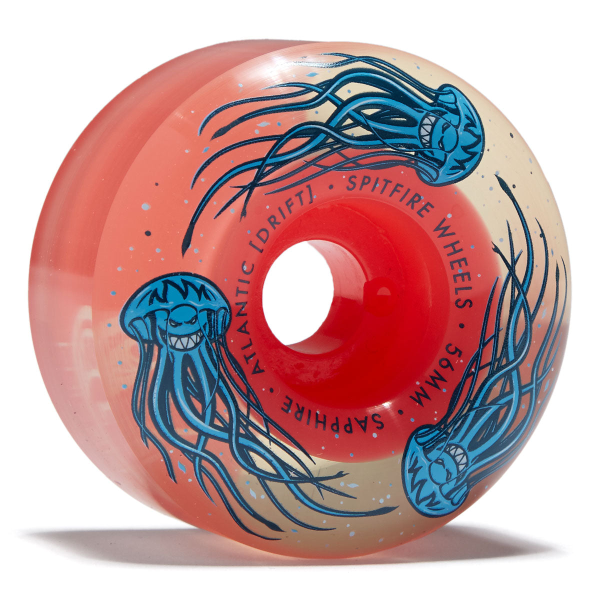 Spitfire x Atlantic Drift 90d Sapphires Radial Skateboard Wheels - 56mm image 1