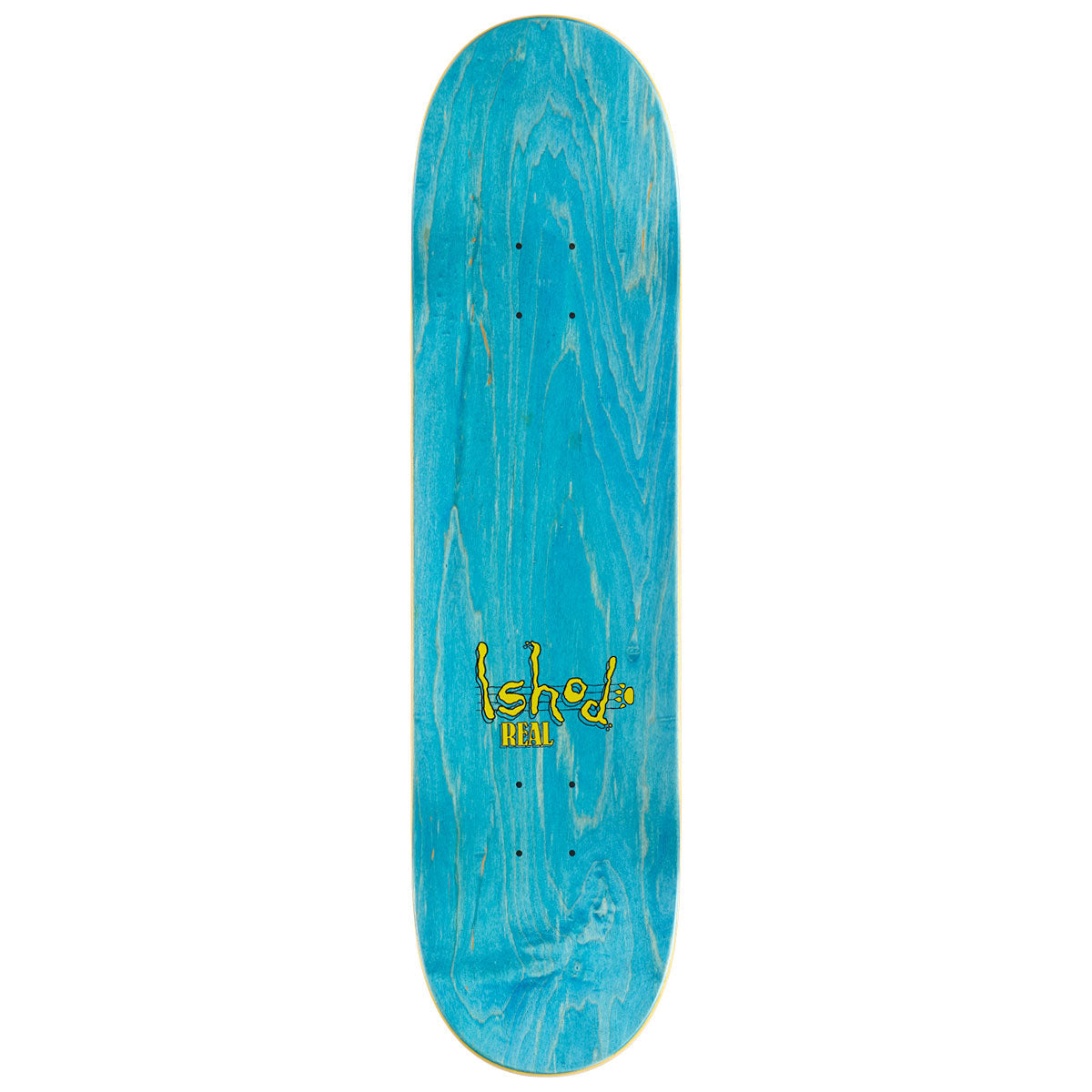 Real Ishod Rude Twin Tail Skateboard Complete - Yellow - 8.25
