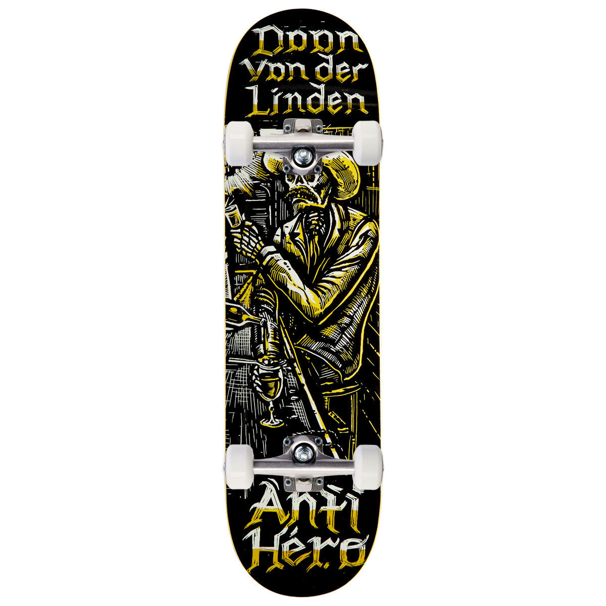 Anti-Hero Daan Absentes Skateboard Complete - Black - 8.38
