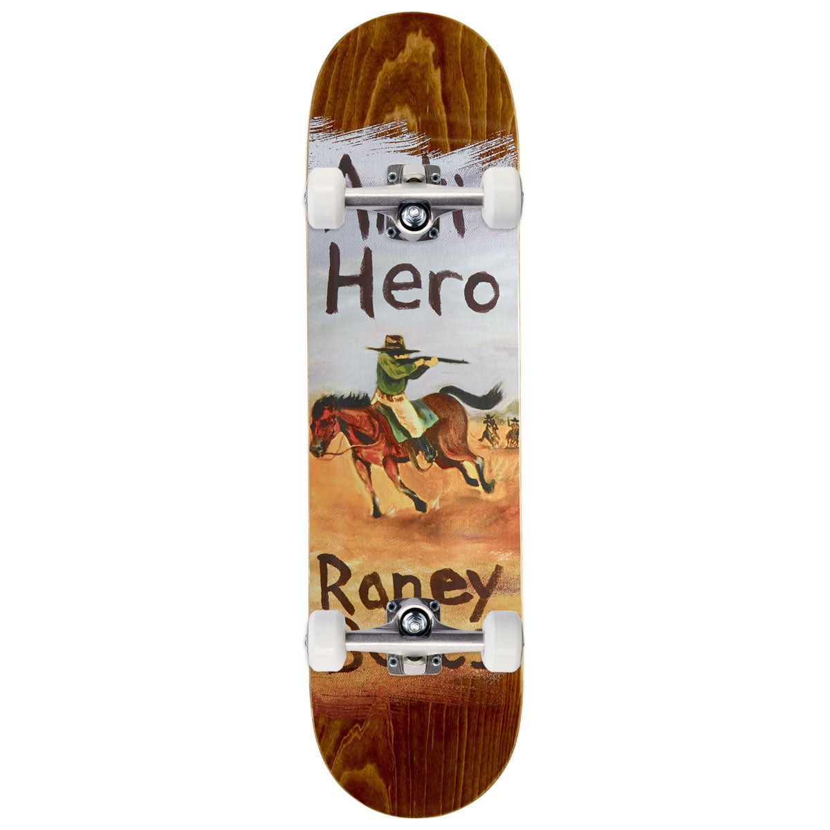 Anti-Hero Raney Old West Skateboard Complete - Brown - 8.40
