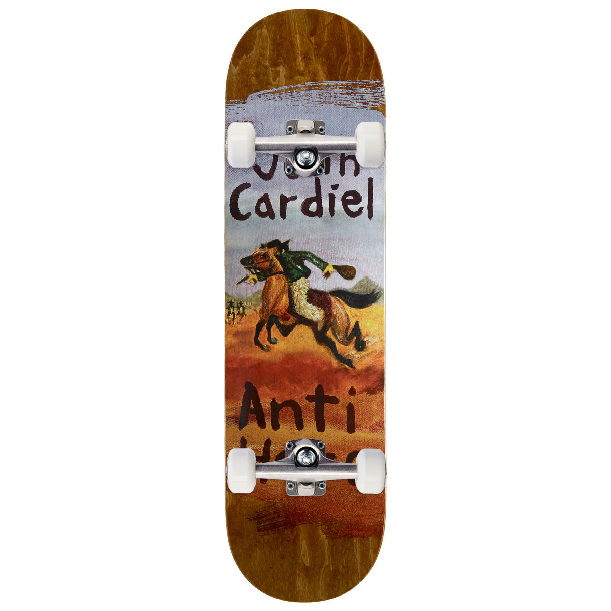 Anti-Hero Cardiel Old West Skateboard Complete - Brown - 8.62