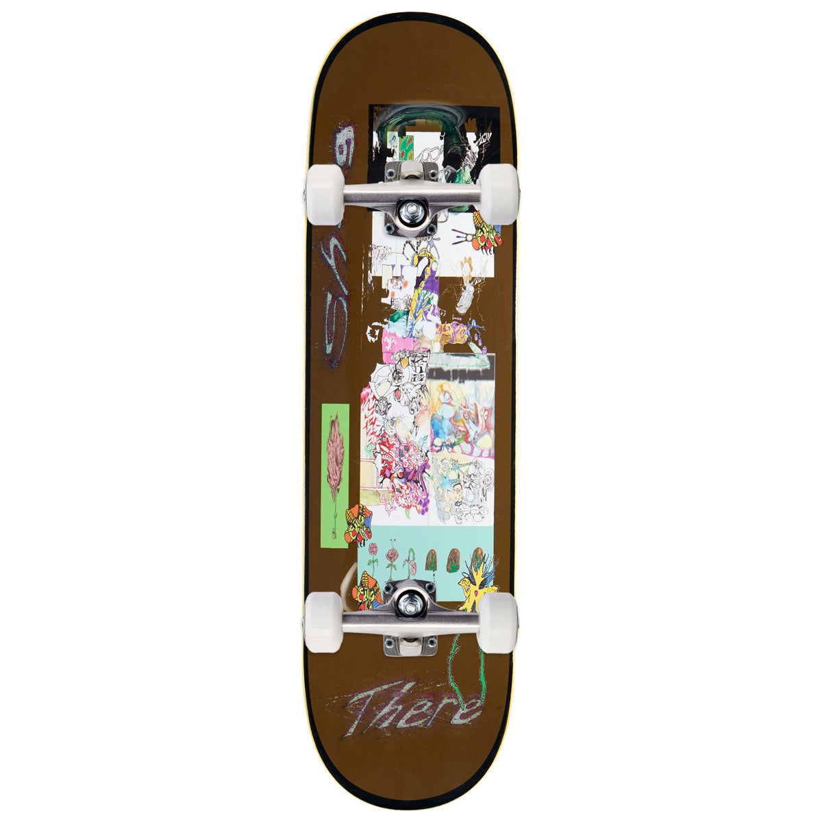 There Shag Sir Chaos Garden TF Skateboard Complete - Brown - 8.25