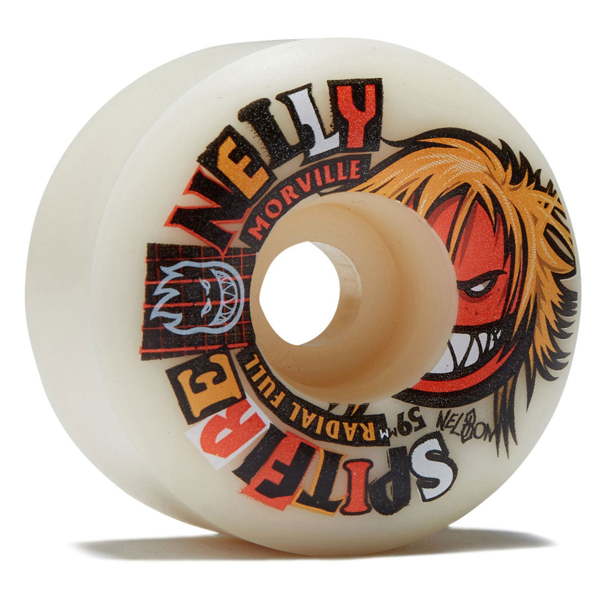 Spitfire F4 99d Radial Full Nelly Morville Rough Cut Skateboard Wheels - Natural - 59mm image 1