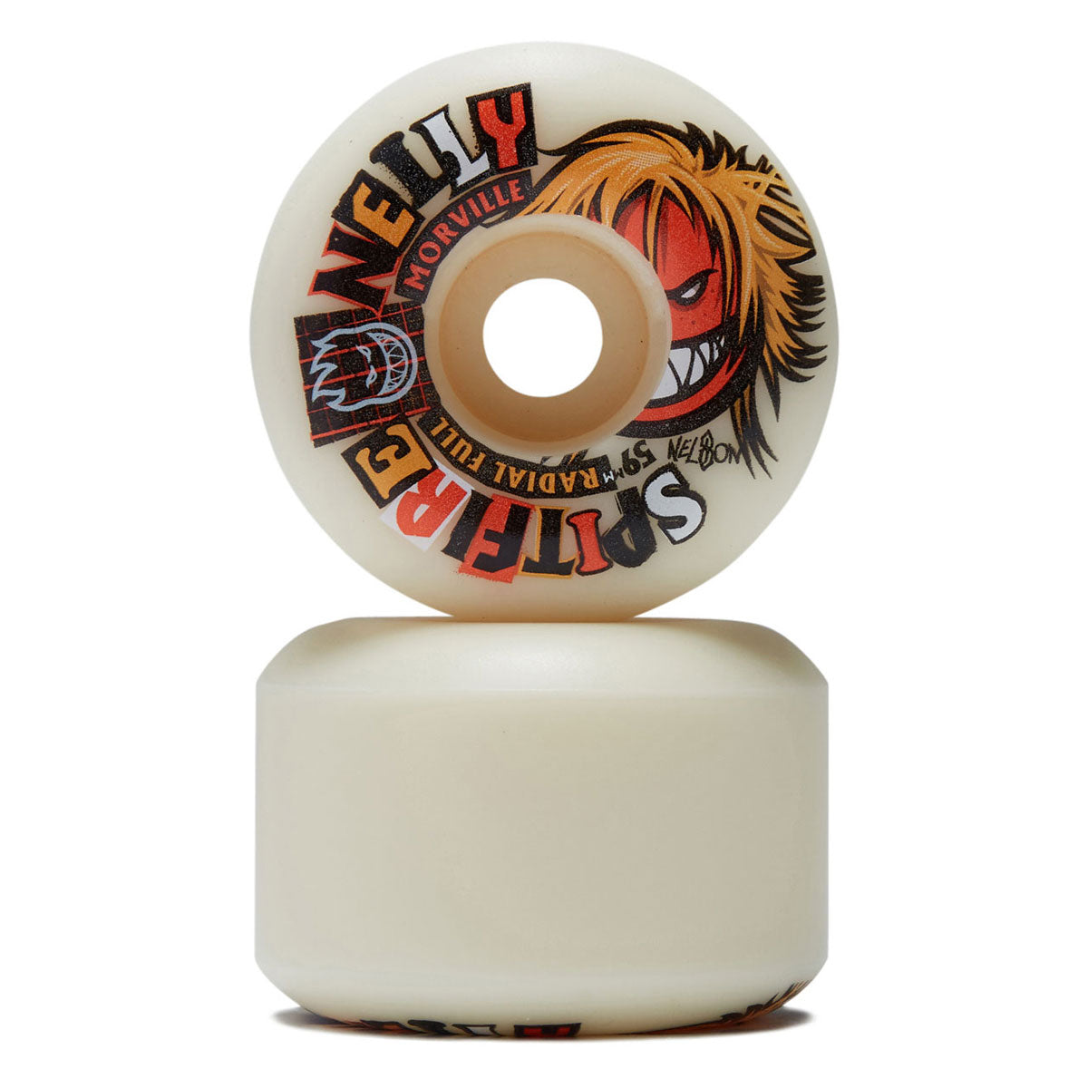 Spitfire F4 99d Radial Full Nelly Morville Rough Cut Skateboard Wheels - Natural - 59mm image 2