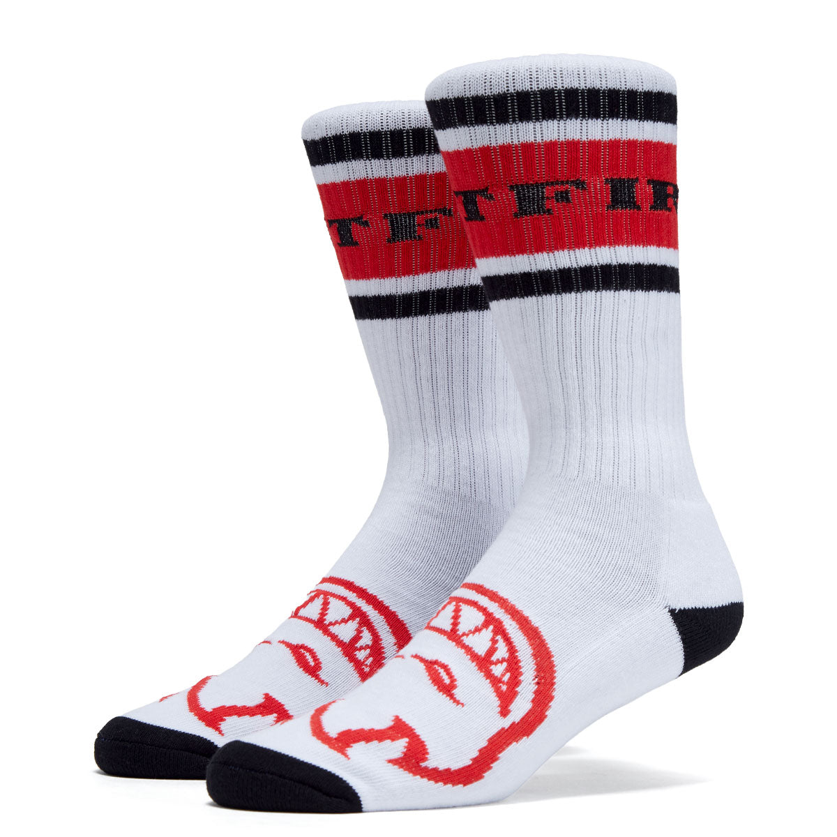 Spitfire Classic '87 Bighead Socks - White/Black/Red image 1