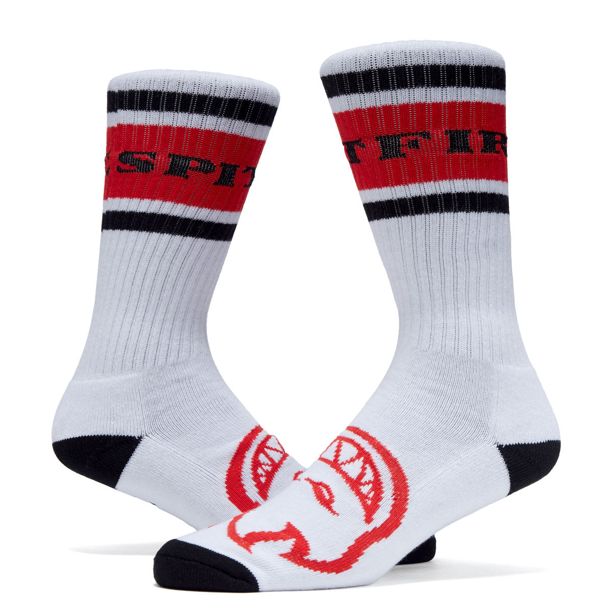 Spitfire Classic '87 Bighead Socks - White/Black/Red image 2