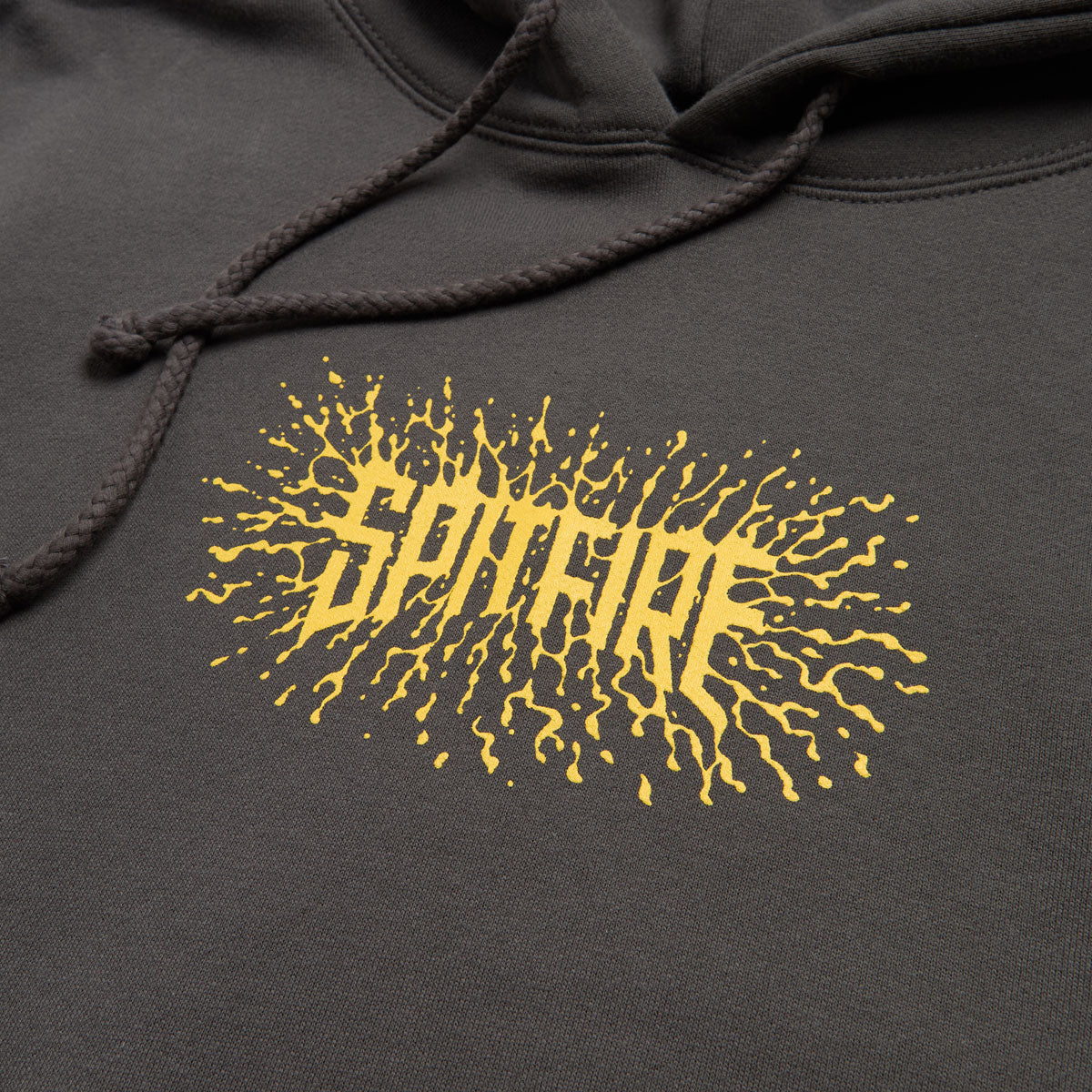 Spitfire Splat Hoodie - Charcoal/Gold image 2