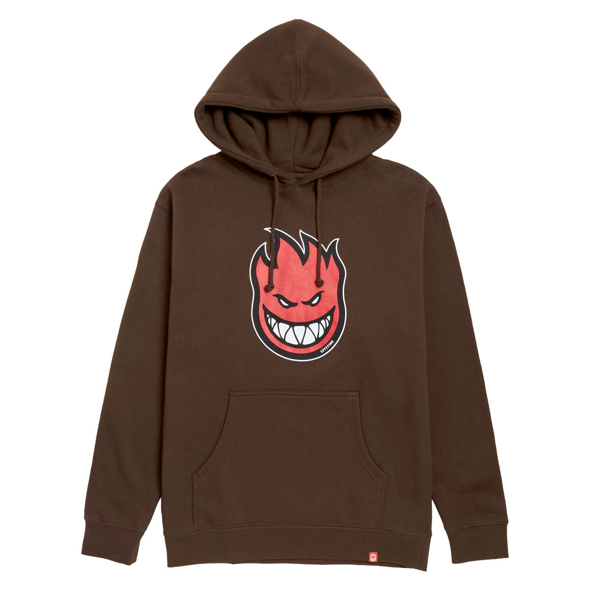 Spitfire Bighead Fill Hoodie - Brown/Red/Black/White image 1