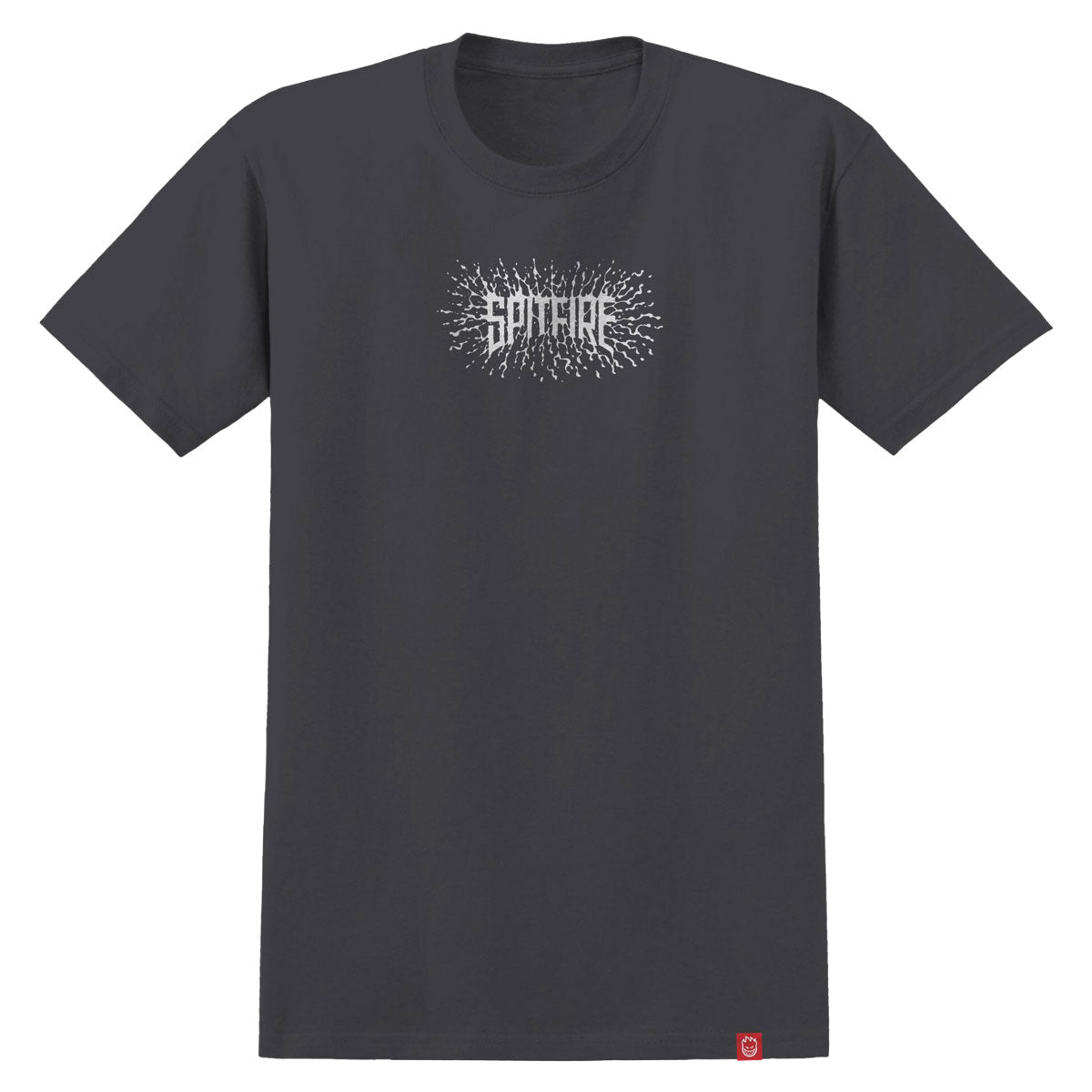 Spitfire Splat T-Shirt - Charcoal/White image 1