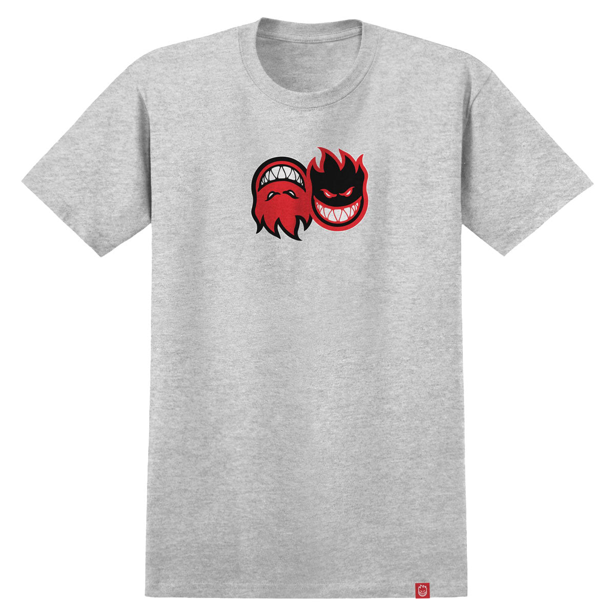 Spitfire Eternal Fill T-Shirt - Heather Grey/Red/Black/White image 1