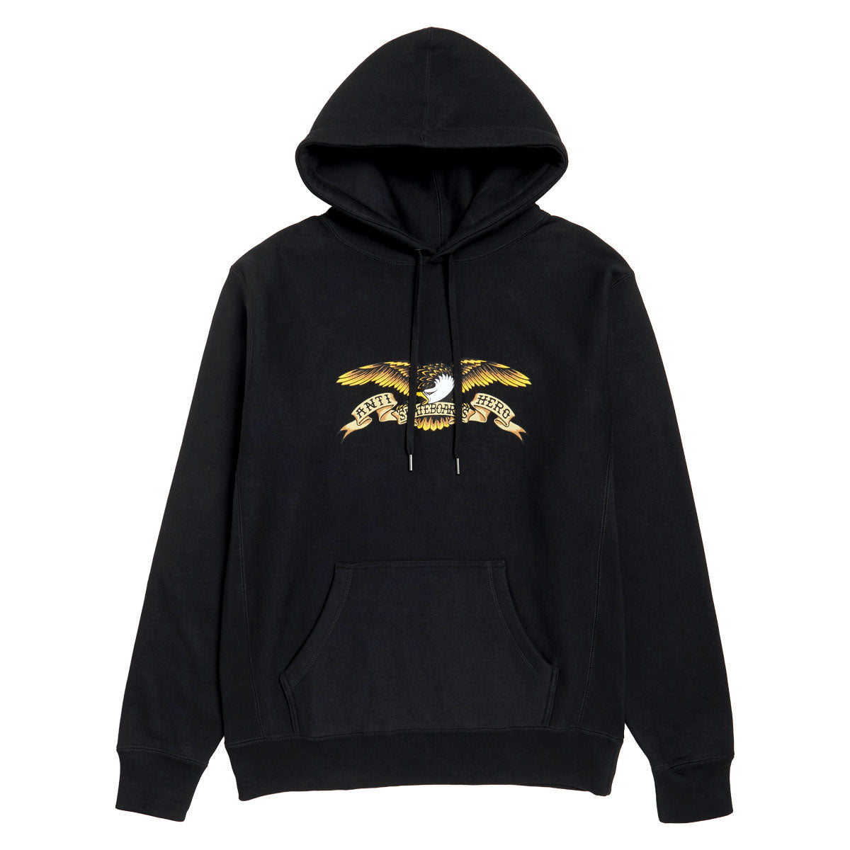 Anti-Hero Eagle Hoodie - Black/Black Multi Color image 1
