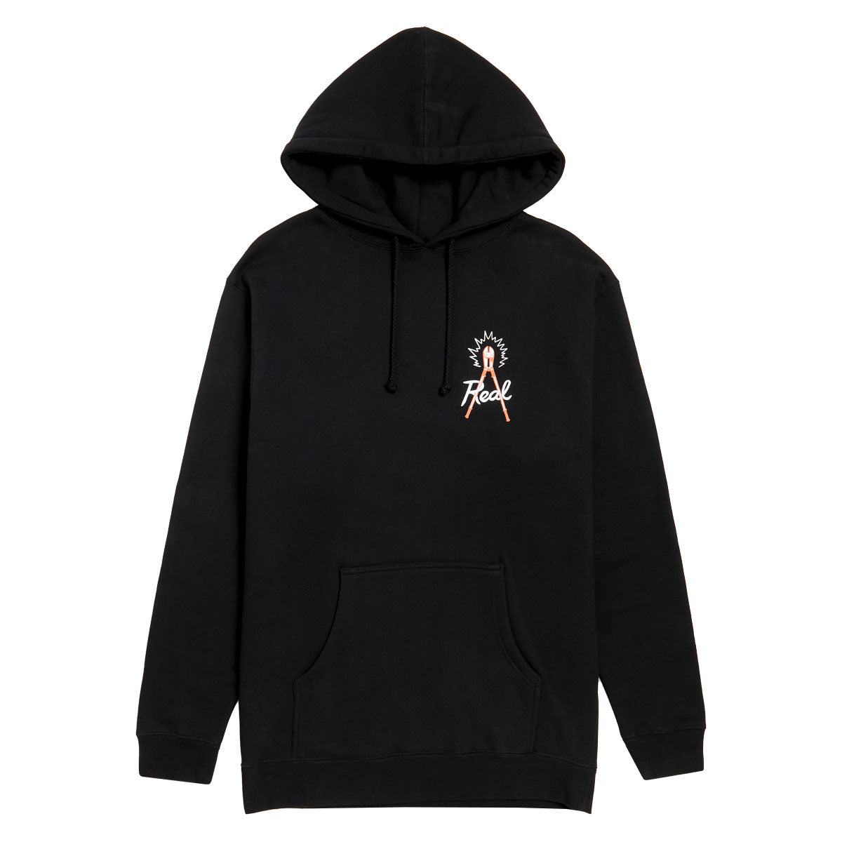Real Spot Conservators Hoodie - Black/White/Orange image 1