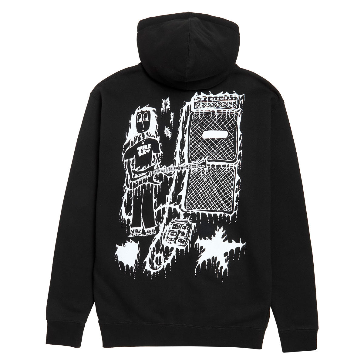 There Loud Zip Up Hoodie - Black/White image 2