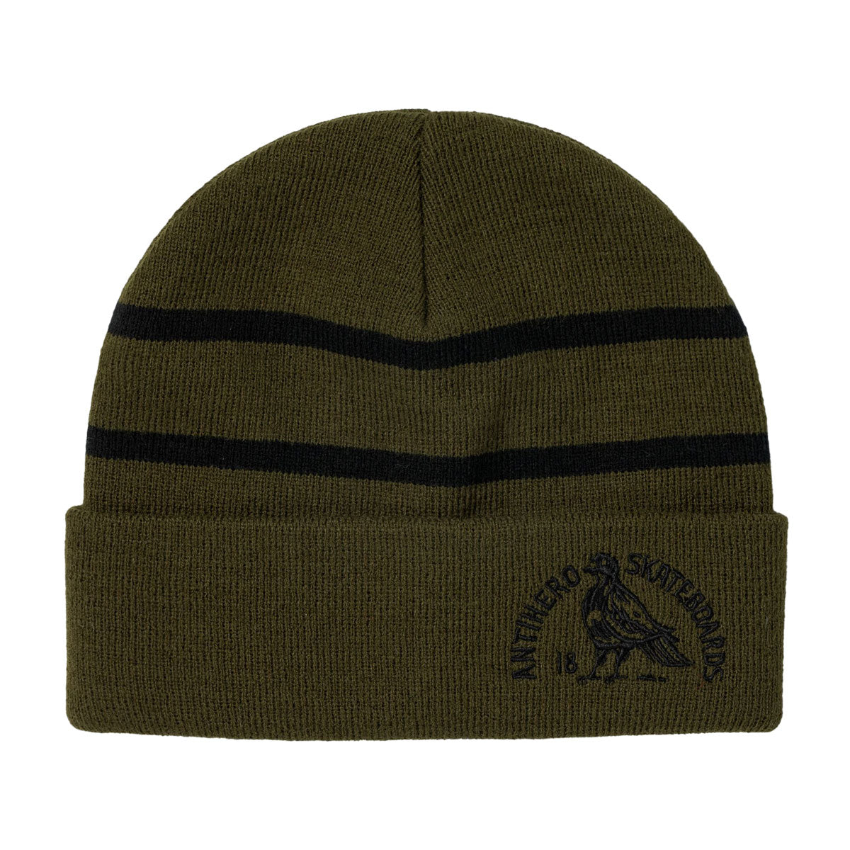 Anti-Hero Clubhouse Beanie - Olive/Black image 1