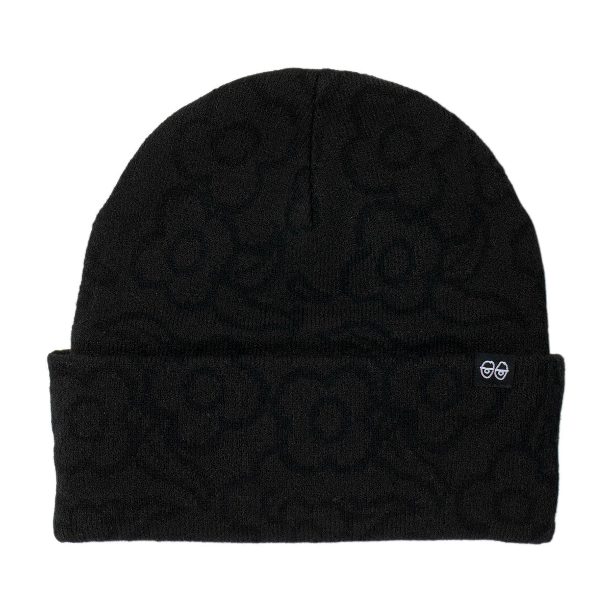 Krooked Flowers Eyes Clip Beanie - Black image 1