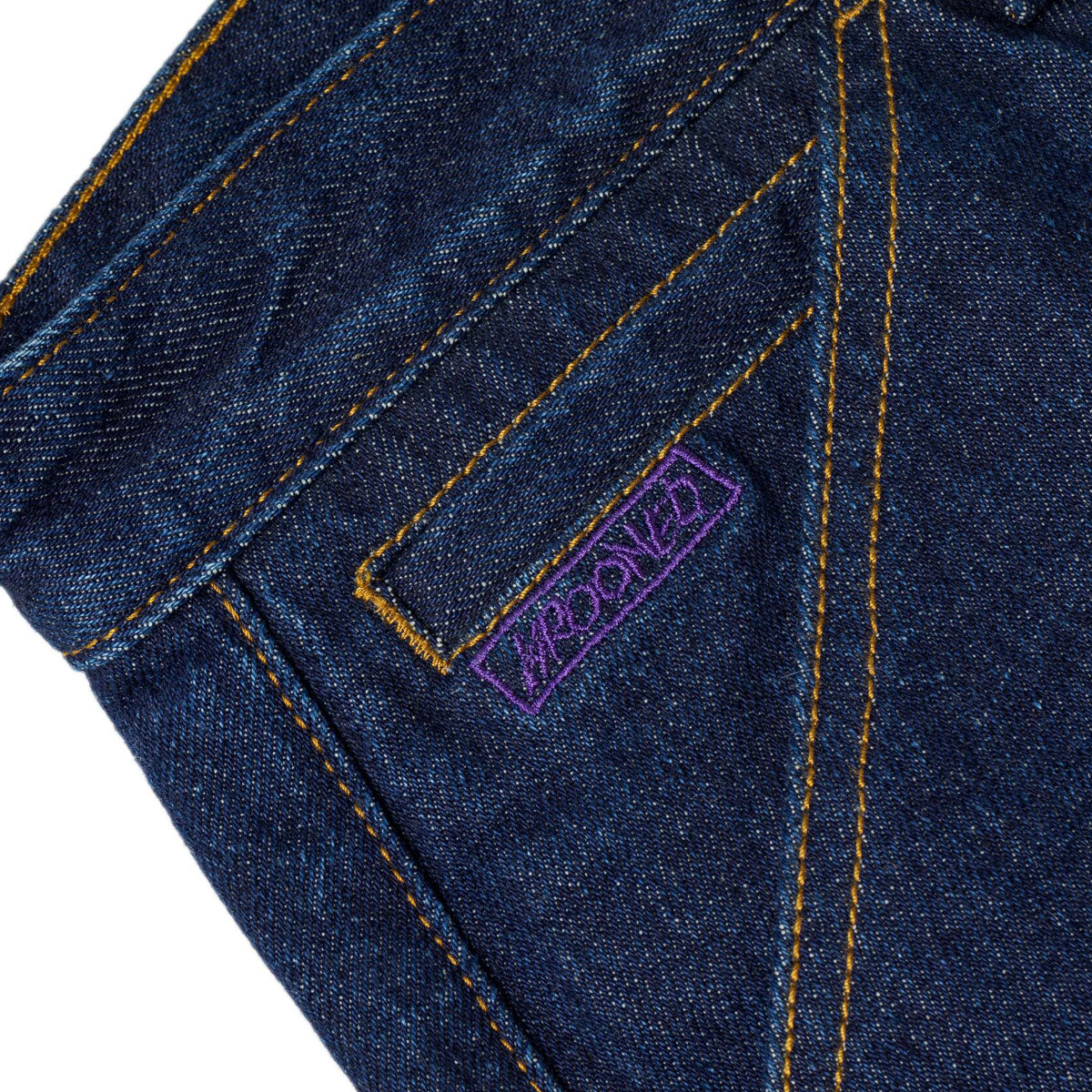 Krooked Eyes Denim Twill Jeans - Dark Rinse Denim image 3